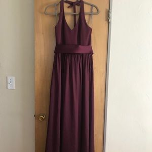 David’s Bridal Bridesmaid Dress White by Vera Wang